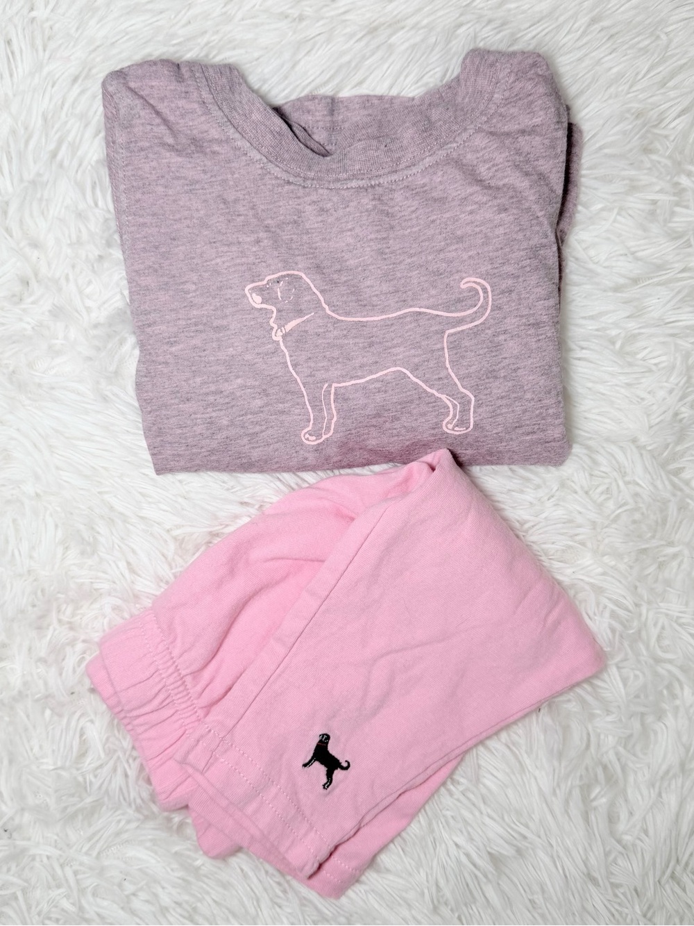 The Black Dog Pink 2 Piece Outfit Set 12M Long Sleeve Top Pants Cotton - Picture 2 of 9